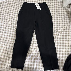 Zara Black Straight-Leg Women's Pants
